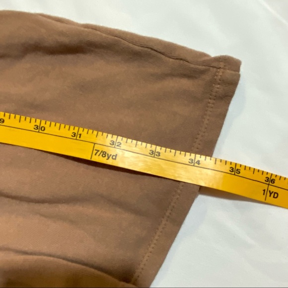 NWT Wild Fable Long Sleeve Ombre Baby Doll Dress Size Medium Cream Brown - Picture 3 of 7